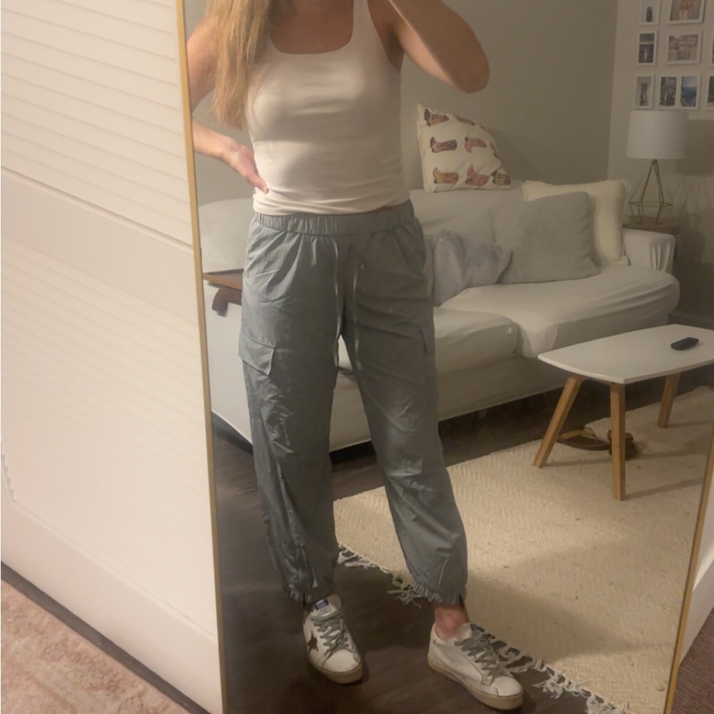Women's Zara Gray Cargo Pants